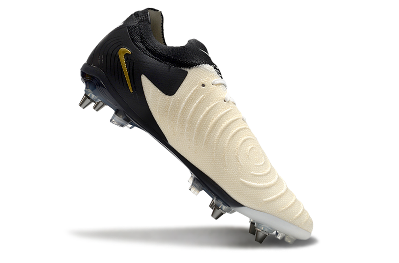 Chuteira Campo Nike Phantom GX 2 Elite Trava Mista Preto e Branco