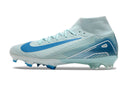Chuteira Infantil Campo Nike Air Zoom Mercurial Superfly 10 Elite FG Azul "Mad Ambition Pack"