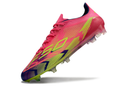 Chuteira Campo Adidas F50 FG Rosa, Azul e Verde