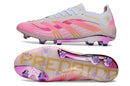 Chuteira Campo Adidas Predator Elite FG Branco e Rosa