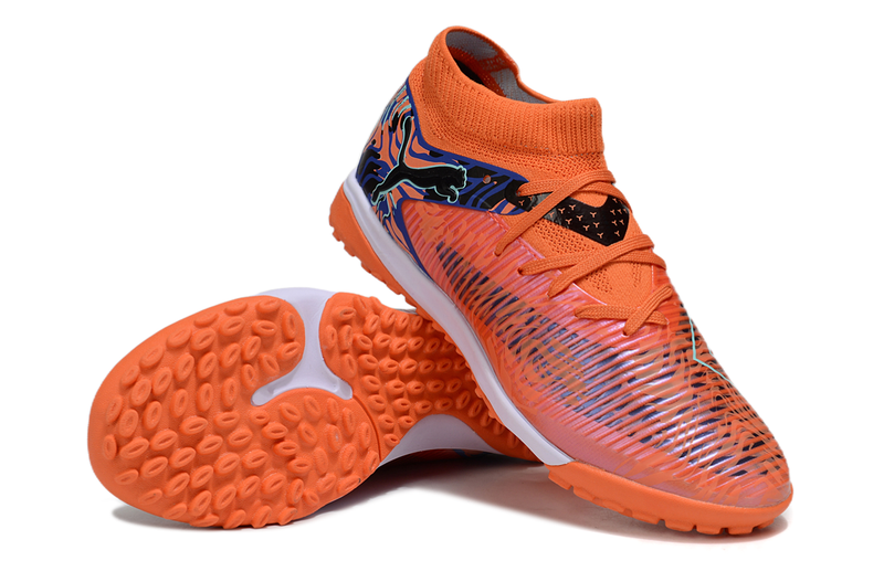 Chuteira Society Puma Future 8 TF Laranja "Creativity"