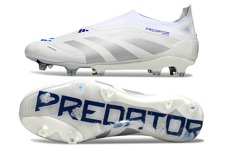 Chuteira Campo Adidas Predator LL Elite FG Branco "Polar Victory"