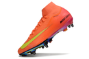 Chuteira Campo Nike Air Zoom Mercurial Superfly 10 Elite Trava Mista Laranja "Cosmic Speed"