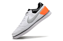 Chuteira Futsal Nike 5 StreetGato IC Branco e Laranja