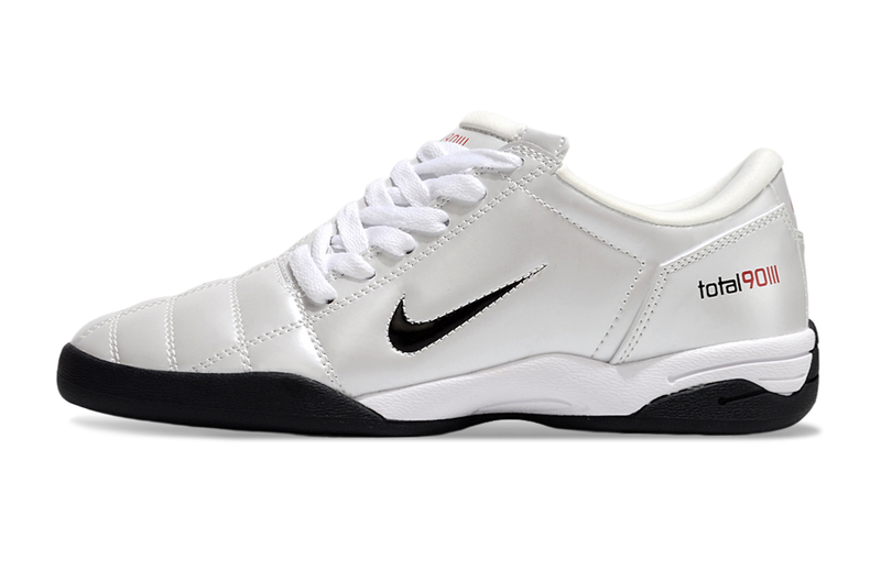 Chuteira Futsal Nike Total 90 IC Branca e Vermelha