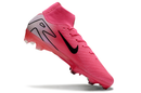 Chuteira Campo Nike Air Zoom Mercurial Superfly 10 Elite FG Rosa e Preto