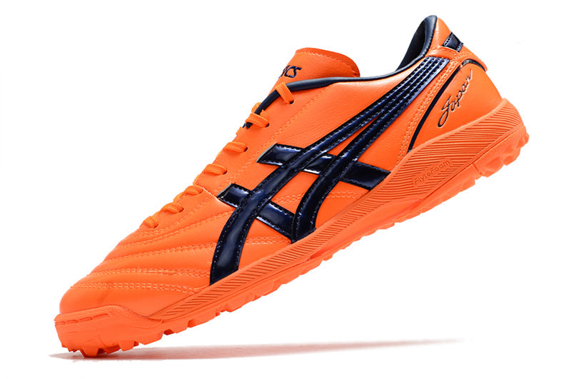 Chuteira Society Asics Japan TF Laranja