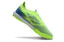 Chuteira Society Puma Ultra 5 Ultimate TF Verde e Azul "Lights Out Pack"