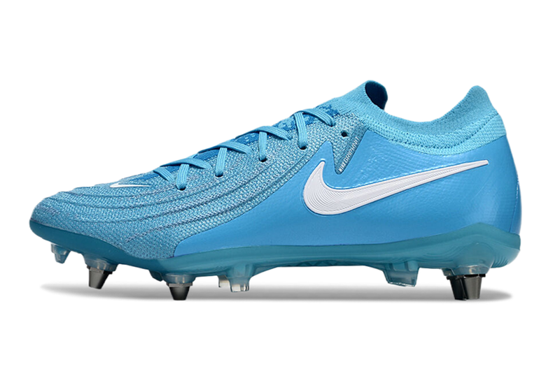 Chuteira Campo Nike Phantom GX 2 Elite Trava Mista Azul