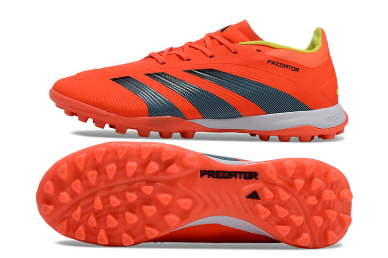 Chuteira Infantil Society Adidas Predator Elite TF Laranja "Predstrike Pack"