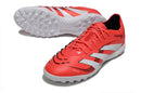Chuteira Society Adidas Predator Elite TF Vermelha e Branca "Pure Victory"