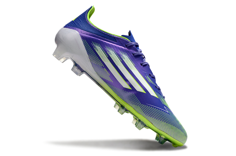 Chuteira Campo Adidas F50 FG Roxa e Verde