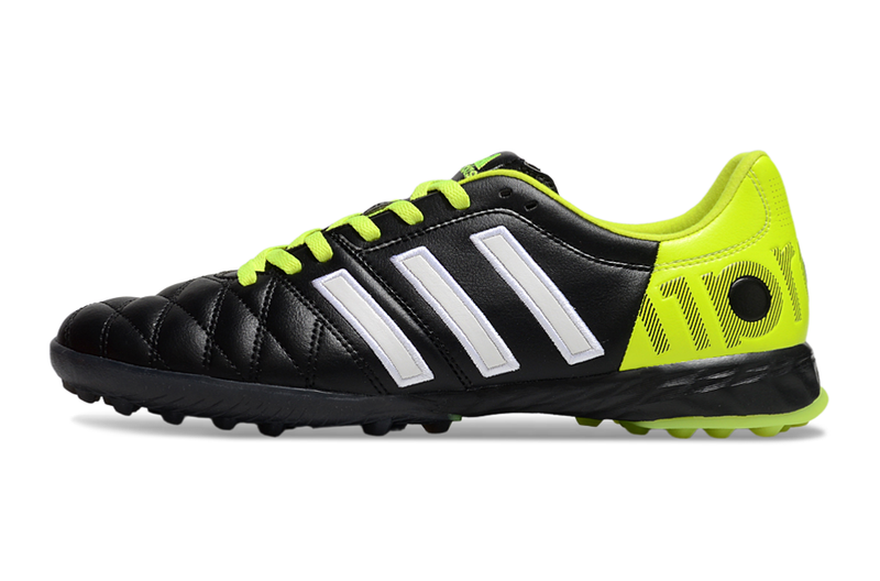 Chuteira Society Adidas AdiPure 11 Pro TF Preta e Verde
