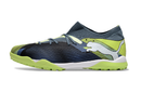Chuteira Society Puma Future 7 TF Azul e Verde