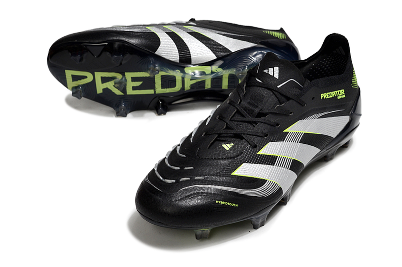 Chuteira Campo Adidas Predator FT 30 Elite FG Preta e Verde