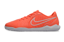 Chuteira Futsal Nike Tiempo Legend 10 Academy IC Laranja e Branco