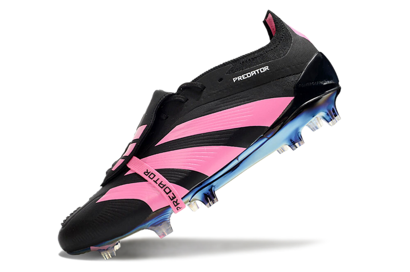 Chuteira Campo Adidas Predator FT 30 Elite FG Preta e Rosa