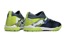 Chuteira Society Puma Future 7 TF Azul e Verde