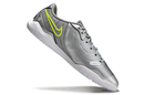 Chuteira Futsal Nike Tiempo Legend 10 Academy IC Prata e Verde