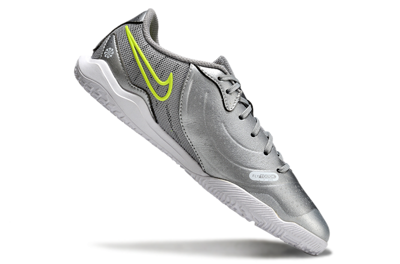 Chuteira Futsal Nike Tiempo Legend 10 Academy IC Prata e Verde