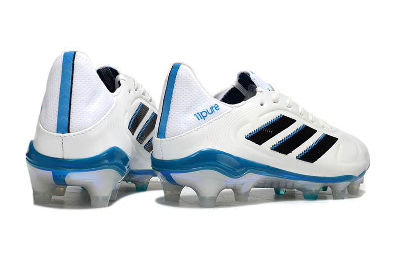 Chuteira Campo Adidas Copa 11Pure FG Branco, Azul e Preto "Toni Kroos"