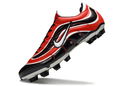 Chuteira Campo Nike Mercurial Vapor 1998 FG Preto, Vermelho e Branco