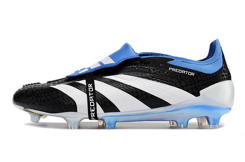 Chuteira Campo Adidas Predator FT 30 Elite FG Preto e Azul