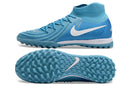 Chuteira Infantil Society Nike Phantom Luna Elite TF Azul "Mad Ambition Pack"