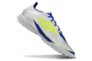 Chuteira Society Adidas F50 TF Prata, Azul e Verde