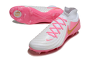 Chuteira Campo Nike Phantom Luna 2 Elite FG Branca e Rosa