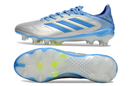 Chuteira Campo Adidas Copa Pure III Elite FG Azul e Prata "Celestial Victory"