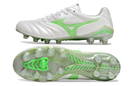 Chuteira Campo Mizuno Morelia Neo 4 Beta FG Branca e Verde