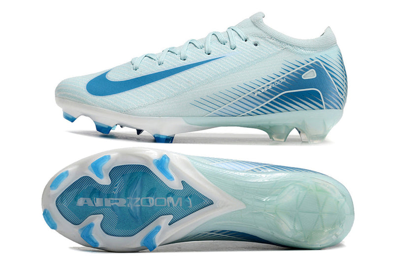 Chuteira Infantil Campo Nike Air Zoom Mercurial Vapor 16 Elite FG Azul "Mad Ambition Pack"