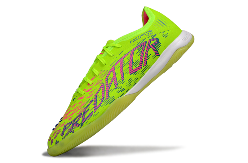Chuteira Futsal Adidas Predator 24 Elite IC Verde e Roxo