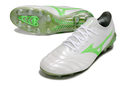 Chuteira Campo Mizuno Morelia Neo 4 Beta FG Branca e Verde