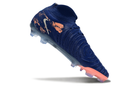 Chuteira Campo Nike Phantom Luna 2 Elite FG Azul e Laranja