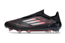 Chuteira Campo Adidas F50+ LL FG Preta e Vermelha "Stealth Victory"