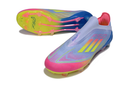Chuteira Campo Adidas F50+ LL FG Rosa e Azul "Celestial Victory"