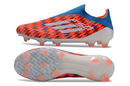 Chuteira Campo Adidas F50+ LL FG Vermelha e Azul
