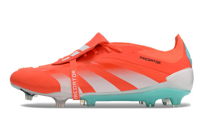 Chuteira Campo Adidas Predator FT 30 Elite FG Laranja e Verde
