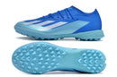 Chuteira Infantil Society Adidas X Crazyfast.1 TF Azul "Marine Rush Pack"