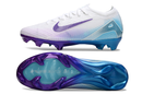 Chuteira Campo Nike Air Zoom Mercurial Vapor 16 Elite FG Branco, Roxo e Azul "Chromatic"