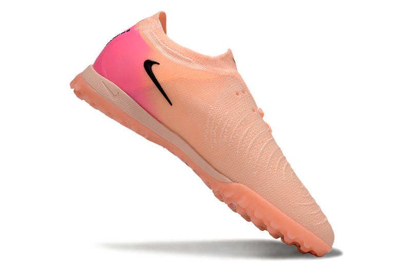 Chuteira Society Nike Phantom GX 2 Elite TF Rosa e Preto "Prism Pack'