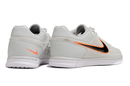 Chuteira Futsal Nike 5 StreetGato IC Branco, Preto e Laranja