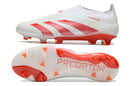 Chuteira Campo Adidas Predator LL Elite FG Branca e Vermelha
