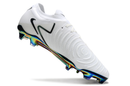 Chuteira Campo Nike Phantom GX 2 Elite FG Branca e Verde