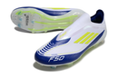 Chuteira Campo Adidas F50+ LL FG Branca, Azul e Verde
