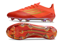 Chuteira Campo Adidas F50 FG Vermelha e Dourado