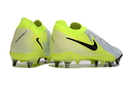 Chuteira Campo Nike Phantom GX 2 Elite Trava Mista Cinza e Verde