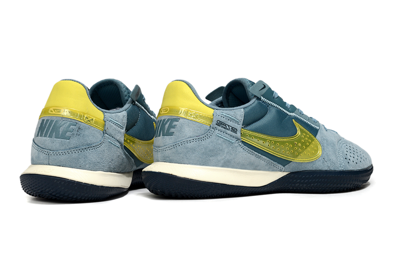 Chuteira Futsal Nike StreetGato IC Azul e Amarelo